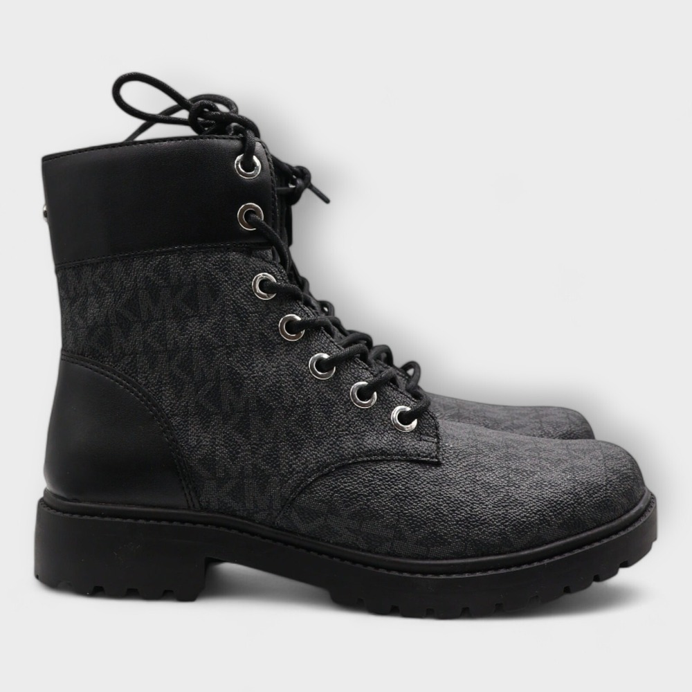 New: Michael Kors Alistair Bootie Women's Classic Combat Boots Size 6M